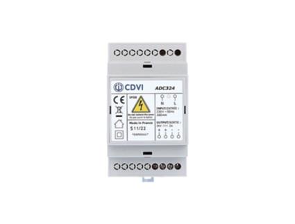 Fonte de alimentação comutada 24V DC Adc324 CDVI