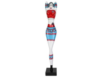 Kristen Feminina Figura 19X15X101 Cm Multicolorida