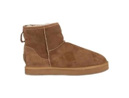 Botins de Homem SHEPHERD Paris Castanhos Lã Multicor (41)