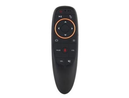 CP G10S Universal Smart Tv Air Mouse Assistente de Voz Remoto Sem Fio / Ir e Giroscópio Preto