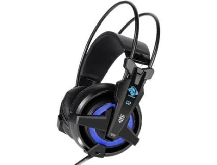 Auscultadores Gaming com Fio E-BLUE Auroza FPS EHS950 (Over Ear - PC - Preto)