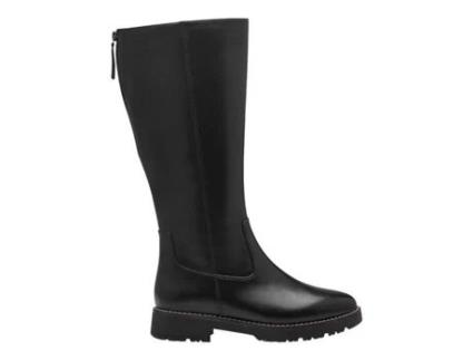Botas de Mulher JANA Pretas Salto Fecho Zíper Biqueira Multicor (38)