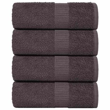 vidaXL Panos 4 pcs 15x21 cm 360 gsm 100% algodão antracite
