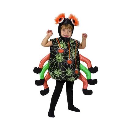 Fato de aranha para crianças