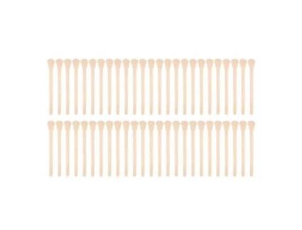 DIOCHE Bastão de Cera de Madeira Aplicador de Cera de Madeira 50 Peças em Forma de Guitarra Aplicador de Espátulas de Cera