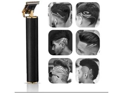 Máquina de Cortar Cabelo-Corte de Cabelo em Forma de T Aparador de Lâmina para Homem Kit de Aparador de Barbearia Elétrica Recarregável Usb e YOSICL