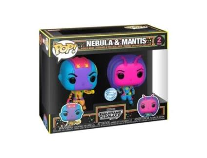 Figura Funko Gotg 3 Nebula & Mantis Us Exclu. Blacklight Pop! 2-Pack GUARDIANS OF THE GALAXY