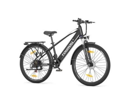 Bicicleta Trekking TOUROLL J1 250 W 27.5Pol 561.6Wh Bateria 100Km Alcance Travão de Disco Mecânico e Travão Electrónico