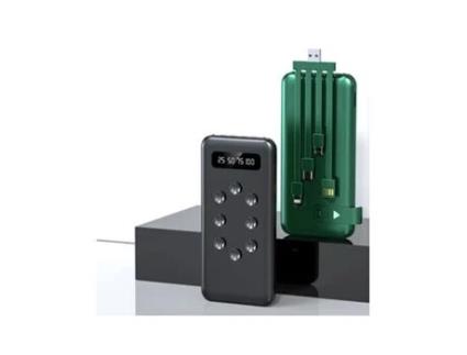 Power Bank Digital Triplo Incorporado ONLIKE Preto