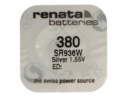 Bateria Botão de Óxido de Prata 380 / Sr936W 0% Mercúrio RENATA