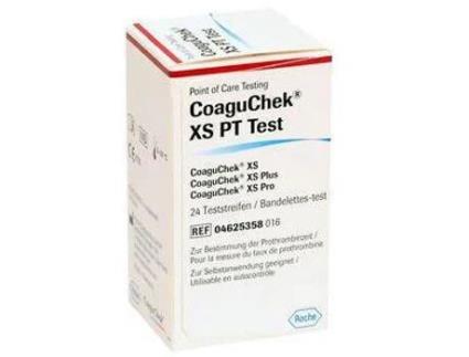 Roche Coaguchek Xs Pt Test 24 Tiras