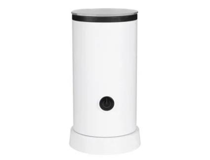 Máquina Elétrica de Espuma de Leite FDIT Batedor de Leite Quente e Frio Doméstico Aço Inoxidável Totalmente Automático Branco Ue