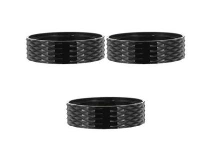 3 Pcs Liga de Alumínio 58Mm Anel de Pó de Café Anel de Dosagem de Recebimento de Pó de Café FOXNOVO