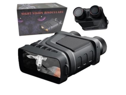 Rumocovotelescópio Binocular de Visão Noturna Infravermelha Zoom Digital 5X R12 1080P 300M para Caça e Padrão
