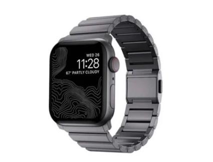 NOMAD Pulseira para Apple Watch 1-9 Se/Ultra/Ultra 2 42-49Mm Cinzento Escuro