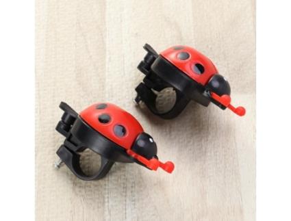 2 Pçs Bicicleta Joaninha Sinos Guiador Anel Som Chifre Alarme Bonito Chifre Besouro Acessórios de Bicicleta-Decoração Ciclos de Bicicleta FOXNOVO