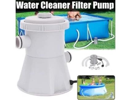 Bomba Elétrica de Filtro para Piscina Acima Do Solo ZHIKE Mantém Um Fluxo Consistente de Água Limpa Branca