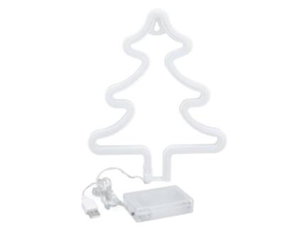 ASHATA Led Néon Luz de Néon Árvore de Natal À Prova Dwaterproof Água Bateria Alimentado Por Usb Decorativo Led Sinal de Néon para Festa de Natal