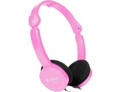 Auscultadores Gaming com Fio KUBITE V5728P (On Ear - Rosa)