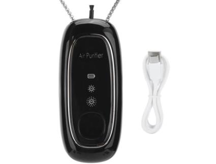 EBTOOLS Pescoço Pendurado Filtro de Ar Mini Pequeno Íon Negativo Transportando Purificador de Ar Portátil Pendurado Filtro de Ar