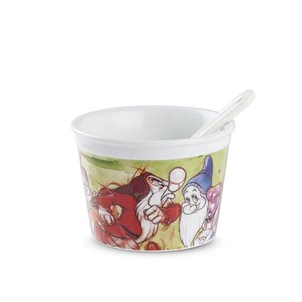 Egan Gelado Com Colher 7 Anões Copos 250ml 4 Unidades
