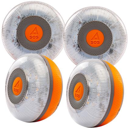Flash Led Luz De Emergência Fl-004 V16 Homologated 4 Unidades
