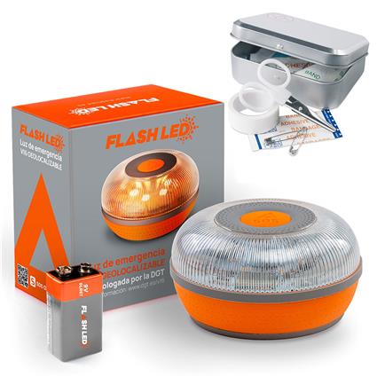Flash Led Luz De Emergência Fl-007 V16 Homologated