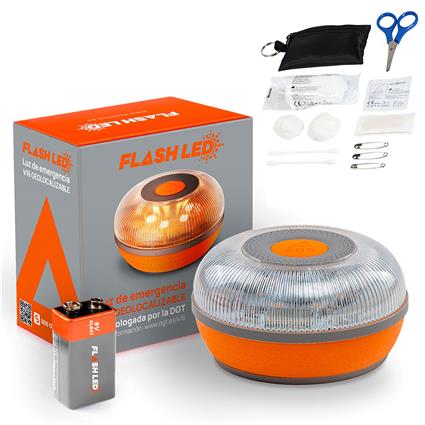 Flash Led Luz De Emergência Fl-006 V16 Homologated