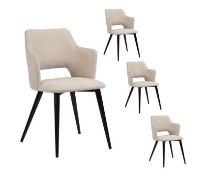 Meubles cosy conjunto de 4 cadeiras de jantar para cozinha