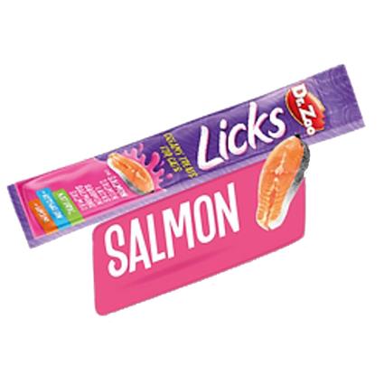 Drzoo Lanche Líquido De Salmão Licks 15gr 36 Unidades