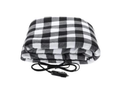 Carro com Manta Elétrica Aquecida TEMPSA 12V Caminhão Preto Branco