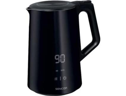 Swk 0590Bk Chaleira Elétrica de Temperatura Variável com Luz Led Interna Capacidade 1 5 L 2200W Preta SENCOR