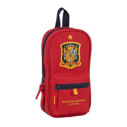 Mochila com Estojo RFEF Vermelho (33 Peças)