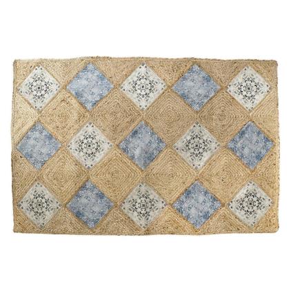 Tapete  Castanho Multicolor Jute Chenille (120 x 190 x 0.5 cm)