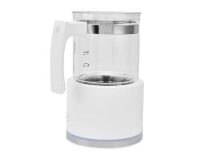 AKOZON Batedor de Leite Elétrico Automático Tipo Divisão Antiaderente Vapor de Leite Quente e Frio para Plug