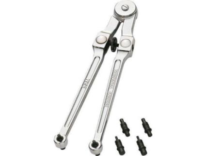 Chave de Roda Ajustável SAM OUTILLAGE 110-N Capacidade 18 a 100Mm Aço Cromo Vanádio