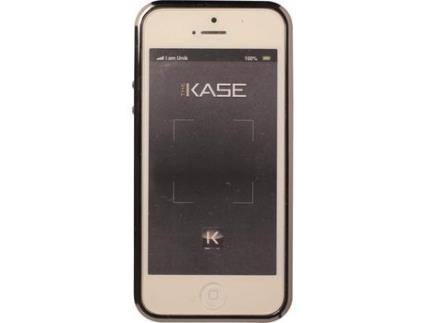 Capa para iPhone 5 THE KASE Metal Preto