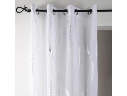 Cortina Transparente 135 X H240 Cm Essaouira Branco EMINZA