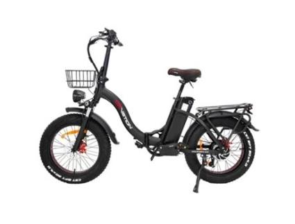 DRVETION Ct20 Bicicleta Elétrica Motor 750W Bateria 48V10Ah Pneus de 20 Freios a Óleo Preto