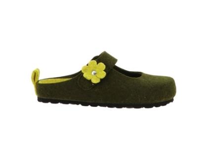 Mules de Mulher SOIR ET MATIN Tecido Verde (36)