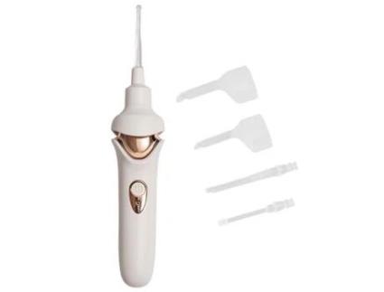 Ferramenta de Remoção de Cera Moon-Ear com Luz Led Elétrica para Crianças Branco Branco KIMISS