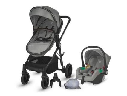 Carrinho de Bebé Convertível 3In1 COCCOLLE Ago Neutral Grey