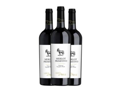 Vinho LUCE DEL SOLE Primitivo Merlot Tarantino (0.75 L - 3 Unidades)