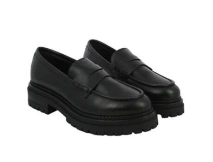 Sapatos de Mulher NEROGIARDINI Mocassino In Nera Fondo Pele Preto (36)