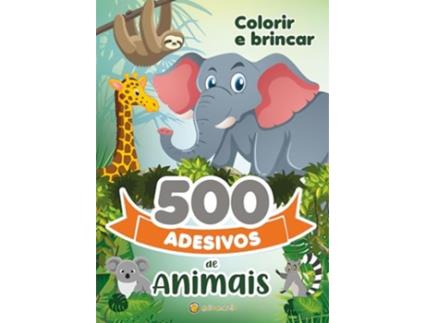 Livro 500 Adesivos Animais de Mariana (Português)