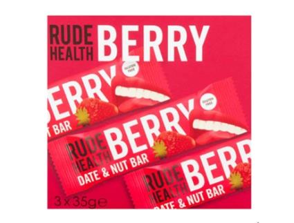 Barra Frutos Vermelhos RUDE HEALTH