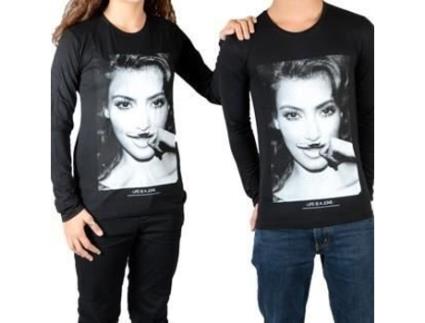 T-Shirt Unissexo LITTLE ELEVENPARIS Little Eleven Paris Kim Ls Mista Cinzento (8 anos)