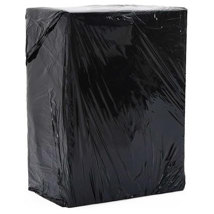 vidaXL Película extensível 2 unid preto 20 µm 50 cm x 150 m