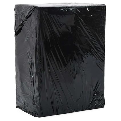 vidaXL Película extensível 6 unid preto 20 µm 50 cm x 150 m
