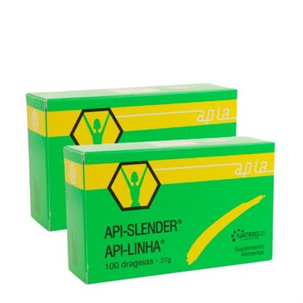 Api-Slender Api-Linha 2x100 drageias Preço Especial